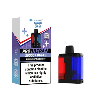Hayati Pro Ultra Plus 25k Prefilled Pods Blueberry Raspberry