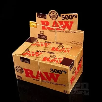 Raw Rolling Papers Classic 1 1-4 size 500’s
