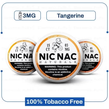 Buy Nic Nac Tangerine 3mg Nicotine Pouch Online | Nic Nac