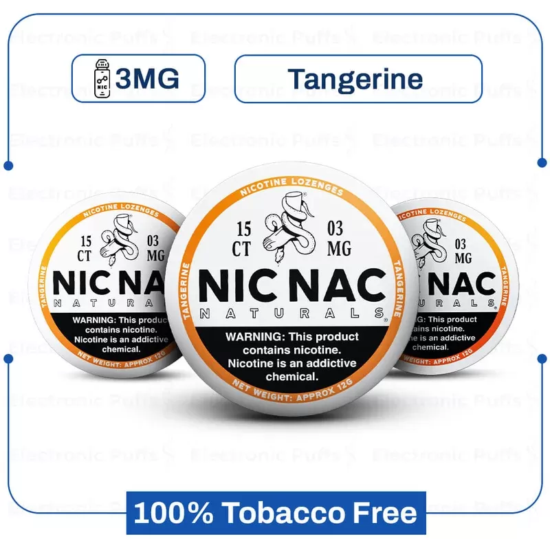 Buy Nic Nac Tangerine 3mg Nicotine Pouch Online | Nic Nac