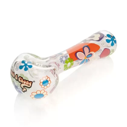 Cheech & Chong Power to the Flower w/Ashcatcher Spoon Pipe – 5in