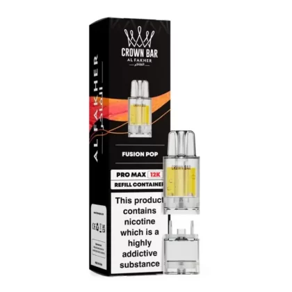 Al Fakher Crown Bar Pro Max 12K Prefilled Pod Fusion Pop