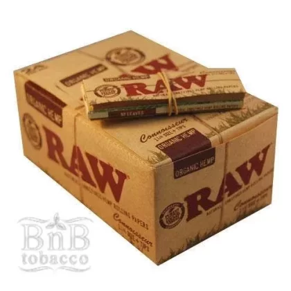 Raw Organic Hemp Connoisseur Rolling Papers