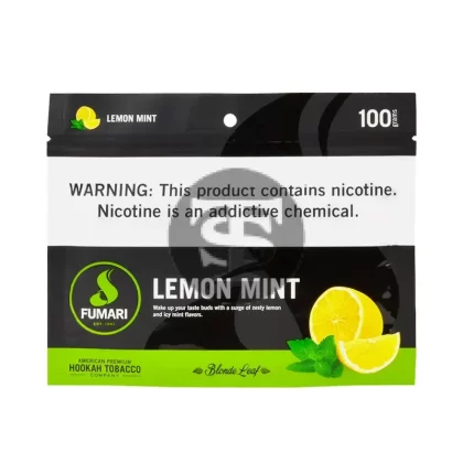 Fumari Hookah Tobacco Lemon Mint 100g