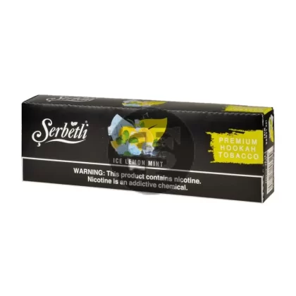 Serbetli Premium Hookah Tobacco 10 packs of 50g Ice Lemon Mint