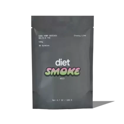 Diet Smoke Cherry Lime 10MG DELTA-9 THC Gummies