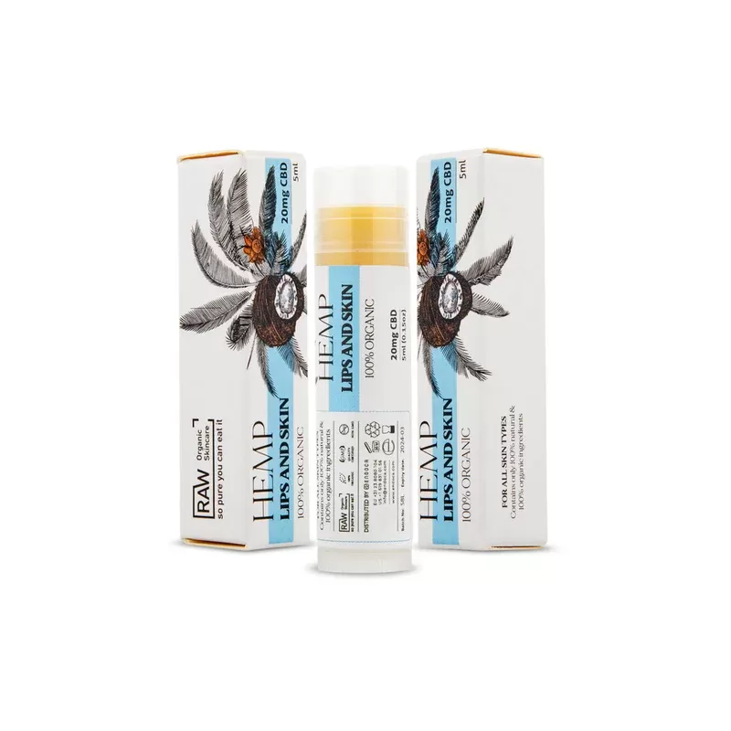 Endoca Natural lip balm with 20/mg CBD