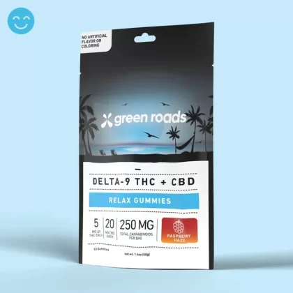 Raspberry Haze THC Relax Gummies – (10ct) 250mg