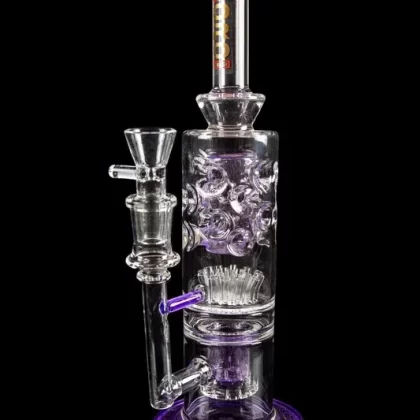BoroTech Glass “Midgard” Inverted Showerhead to Sprinker Perc Fab Body