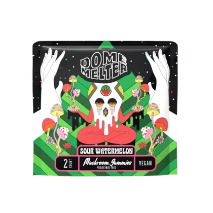 Dome Melter Magic Mushroom Sour Watermelon Gummies – 2ct