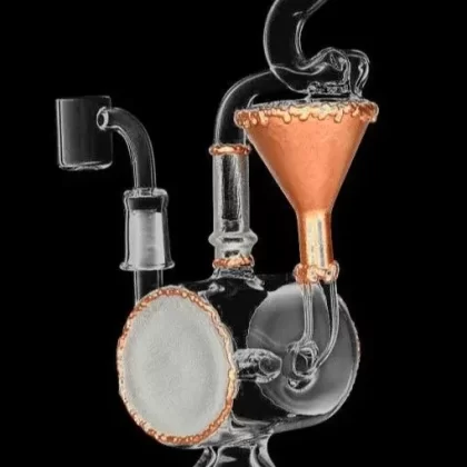 Faux Metal Barrel Recycler Rig