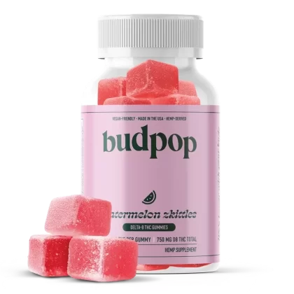 BudPop Delta-8 Watermelon Zkittlez Gummies (750mg)
