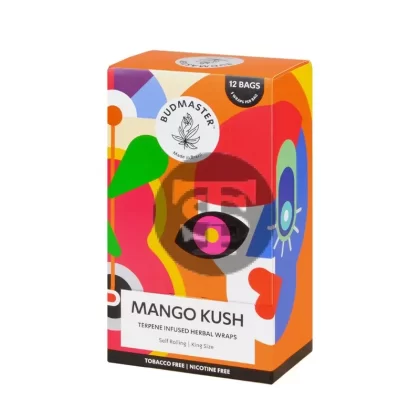 Bud Master Herbal Wraps, Mango Kush 12x2pk