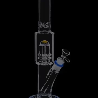 Straight Ice Bong with Double Showerhead Perc