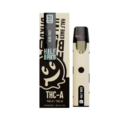 Half Bak’d Blue Face – 3G THCA Disposable (Hybrid)