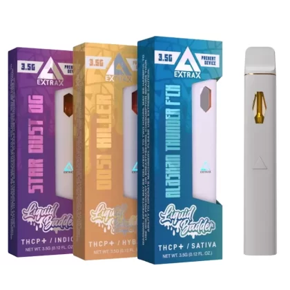 Extrax Liquid Badder Delta 8 + THC-P Vaporizer – 3500mg