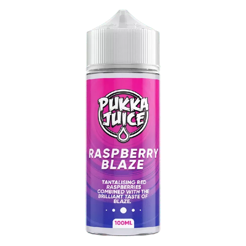 Pukka Juice 100ml E-liquid Shortfill Raspberry Blaze