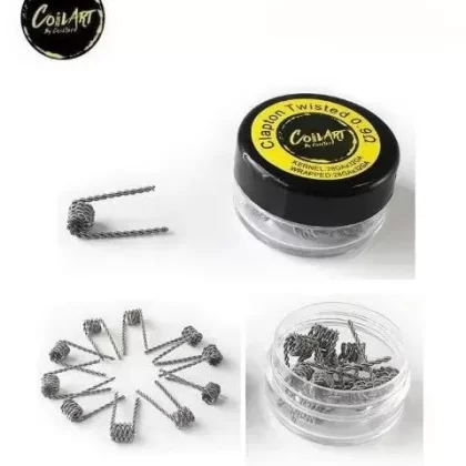 Coilart Premade Clapton Twisted Coils 0.9Ω 10pcs