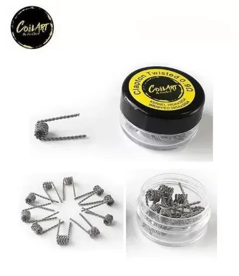 Coilart Premade Clapton Twisted Coils 0.9Ω 10pcs