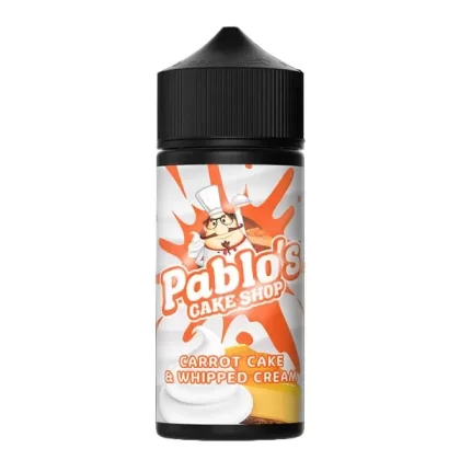 Carrot Cake and Whipped Cream By Pablo’s Cake 100ml Shortfill
