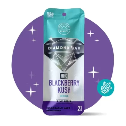 Realize | Live Resin HHC Diamond Bar Disposable – 2000mg