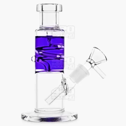 Glycerin Coil Mini Straight Tube Water Pipe