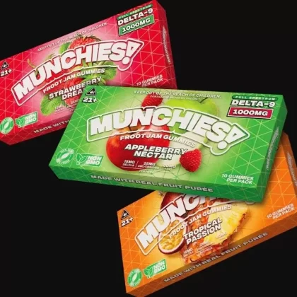 Delta Munchies Strawberry Dream 1000mg Delta 9 Gummies