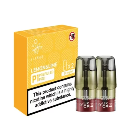 Elf Bar Mate P1 Lemon Lime Pods (2 Pack)