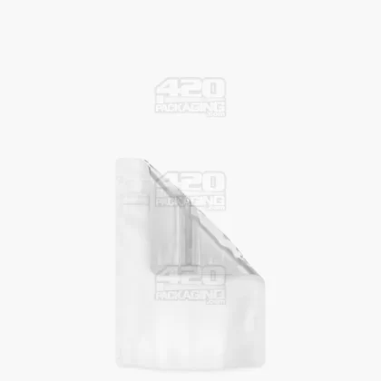 Tamper Evident | Matte White Vista Mylar PCR Bags (Tear Notch)