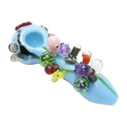 Empire Glassworks Small Great Barrier Reef Spoon Pipe