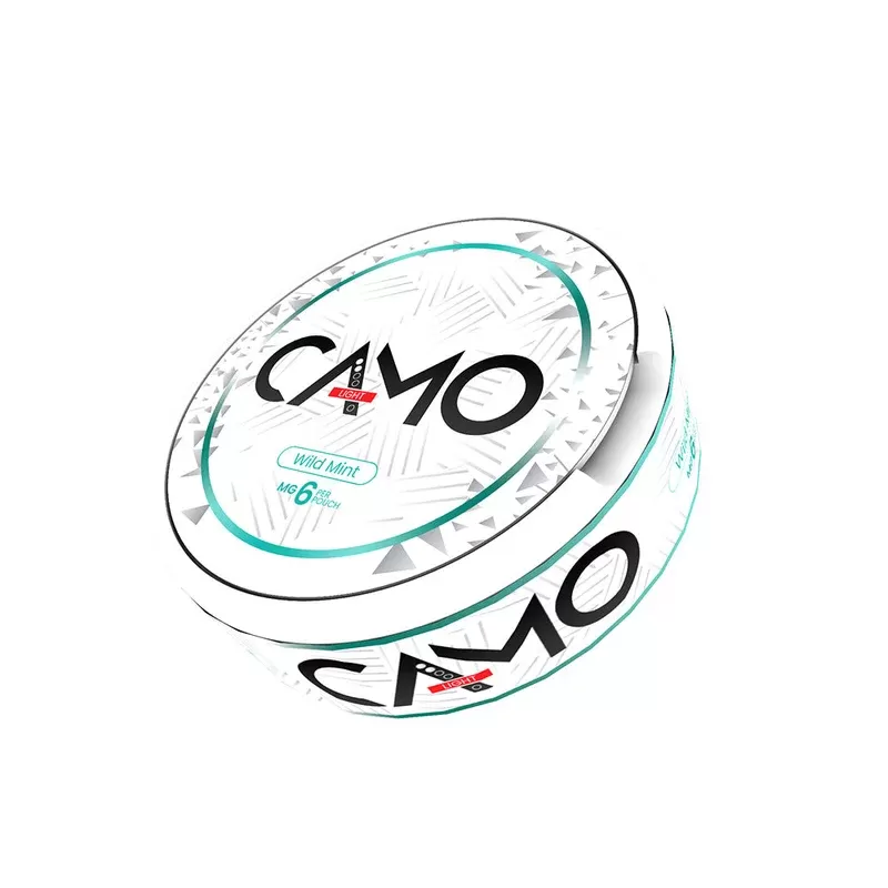 Camo Wild Mint Nicotine Pouches – 20 Pouches