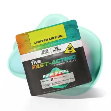 Five CBD fast-acting 15mg thc gummies 10ct sample