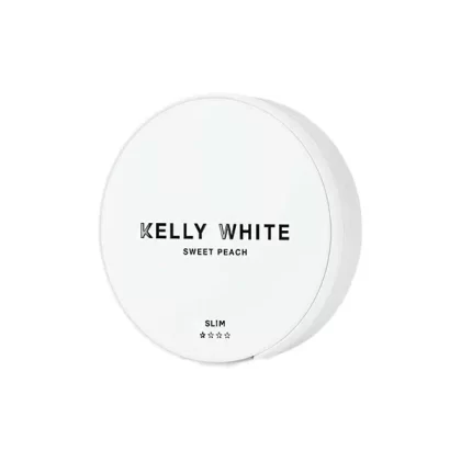 8 mg Kelly White Slim Sweet Peach Nikotinbeutel – 20 Stück