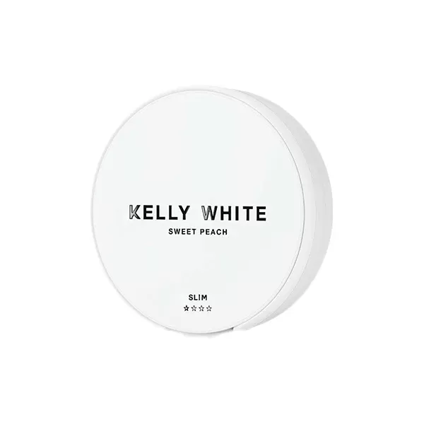 8 mg Kelly White Slim Sweet Peach Nikotinbeutel – 20 Stück