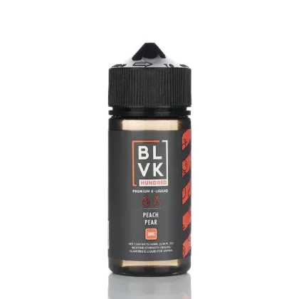 BLVK Hundred No Nicotine Vape Juice 100ml (Peach Pear)