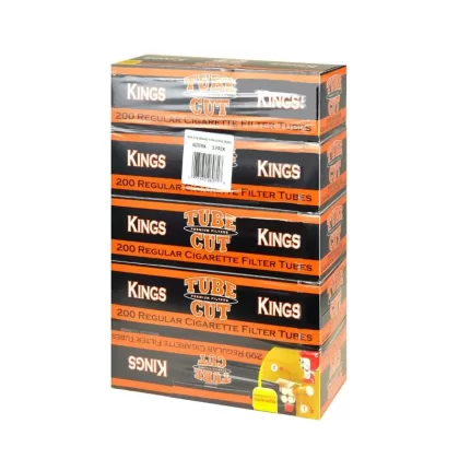Gambler Tube Cut Filter Tubes Full Flavor 5 Cartons of 200