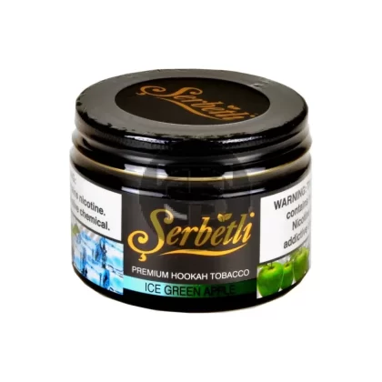 Serbetli Premium Hookah Tobacco 250g Ice Green Apple