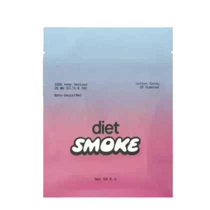 Diet Smoke Cotton Candy Gummies DELTA-8 THC