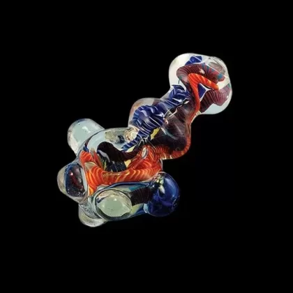 Heavy Inside Out Glass Pipe