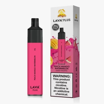 Lava Plus 2600 Puffs Disposable – Peach Mango Watermelon