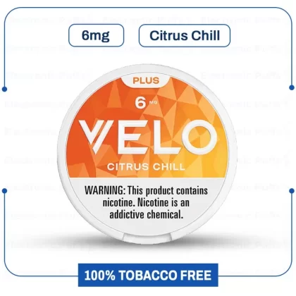 Buy Velo Plus Citrus Chill 6MG Nicotine Pouch Online