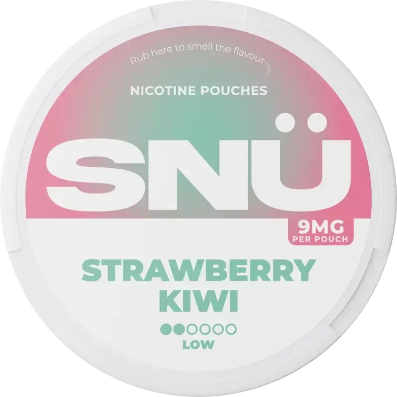 SNÜ Strawberry Kiwi Nicotine Pouches By Bar Juice