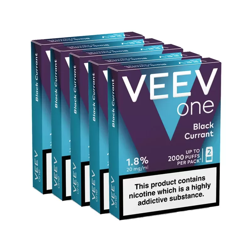 VEEV ONE Blackcurrant Pod Bundle (5 Packs)