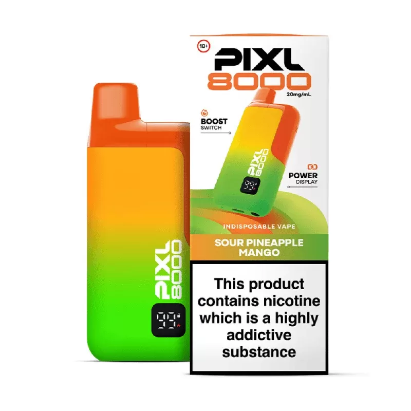 Pixl 8000 Prefilled Pod Kit Sour Pineapple Mango