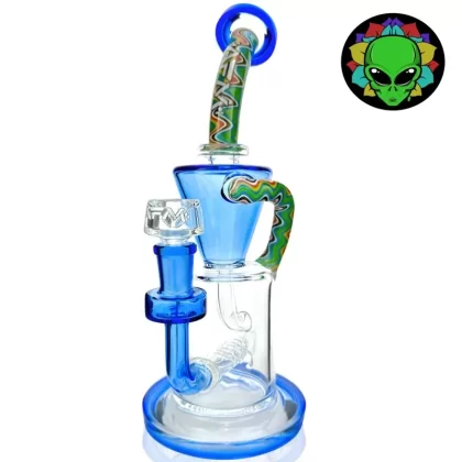 AFM Glass TX617 Recycler Bong – 11in