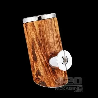 “Old Man’s Pipe” Shaped Heavy Vertical Vape Cartridge Battery