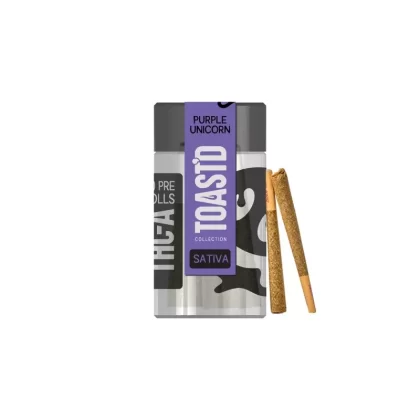 Half Bak’d Purple Unicorn – TOAST’D THC-A Pre-Rolls -Sativa
