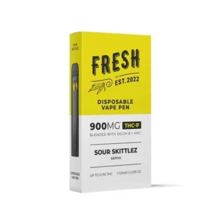 Sour Skittlez Vape Pen – THCP Disposable 900mg Fresh