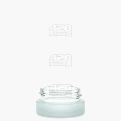Frosted Glass Concentrate Containers | 38mm – 7mL – 350 Count