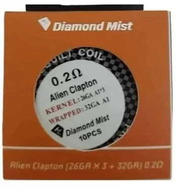 Diamond Mist Pre Made Alien Clapton Coils